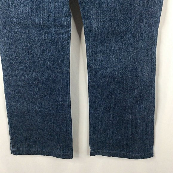 Columbia Lean Boot Cut Jeans Womens Size 12 Dark Wash Denim 34x31 - Picture 6 of 8
